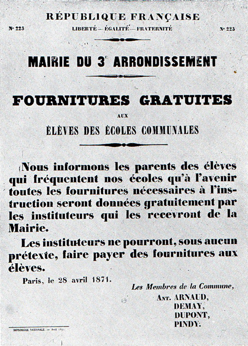 Histoire vive – La Commune de Paris, 1871