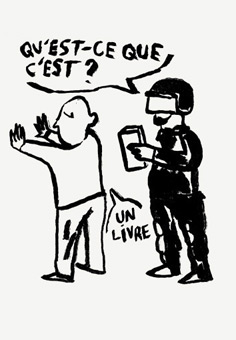 Formes Vives, dessins contre la politique d’antiterrorisme, Chantier, A4, en téléchargement libre, décembre 2008