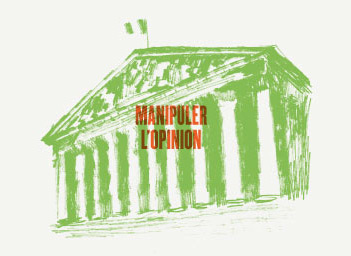 Formes Vives, cartes pédagogiques pour les ateliers de désintoxication de la langue de bois organisés par la Scop Le Pavé, Chantier (projet de fin d’étude), Ensad, A5, sérigraphie 2 tons, mai 2009