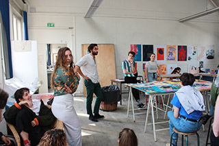Formes Vives (Adrien Zammit), workshop de 4 jours avec les DN MADE de l'école Estienne, Paris, juin 2019