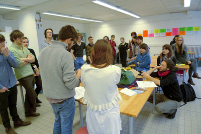 Formes Vives, workshop de quatre jours à l’IAV d’Orléans, février 2011