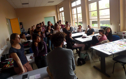 Formes Vives, workshop de quatre jours à l’IUP Arts appliqués de l’Université Toulouse II – Le Mirail, site de Montauban, octobre 2012